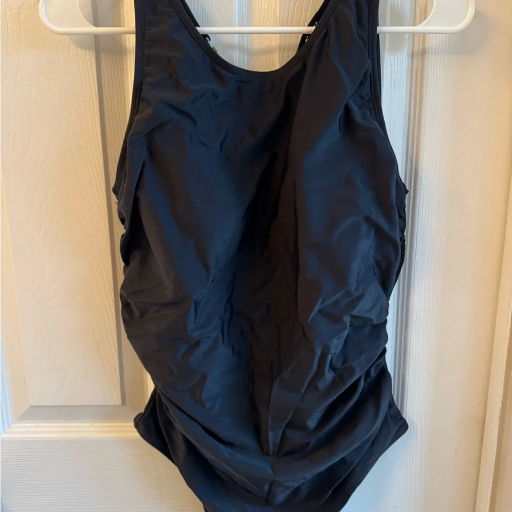 Cupshe Black One Piece Swimsuit - Picture 3 of 6